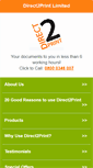 Mobile Screenshot of direct2print.net