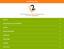Tablet Screenshot of direct2print.net